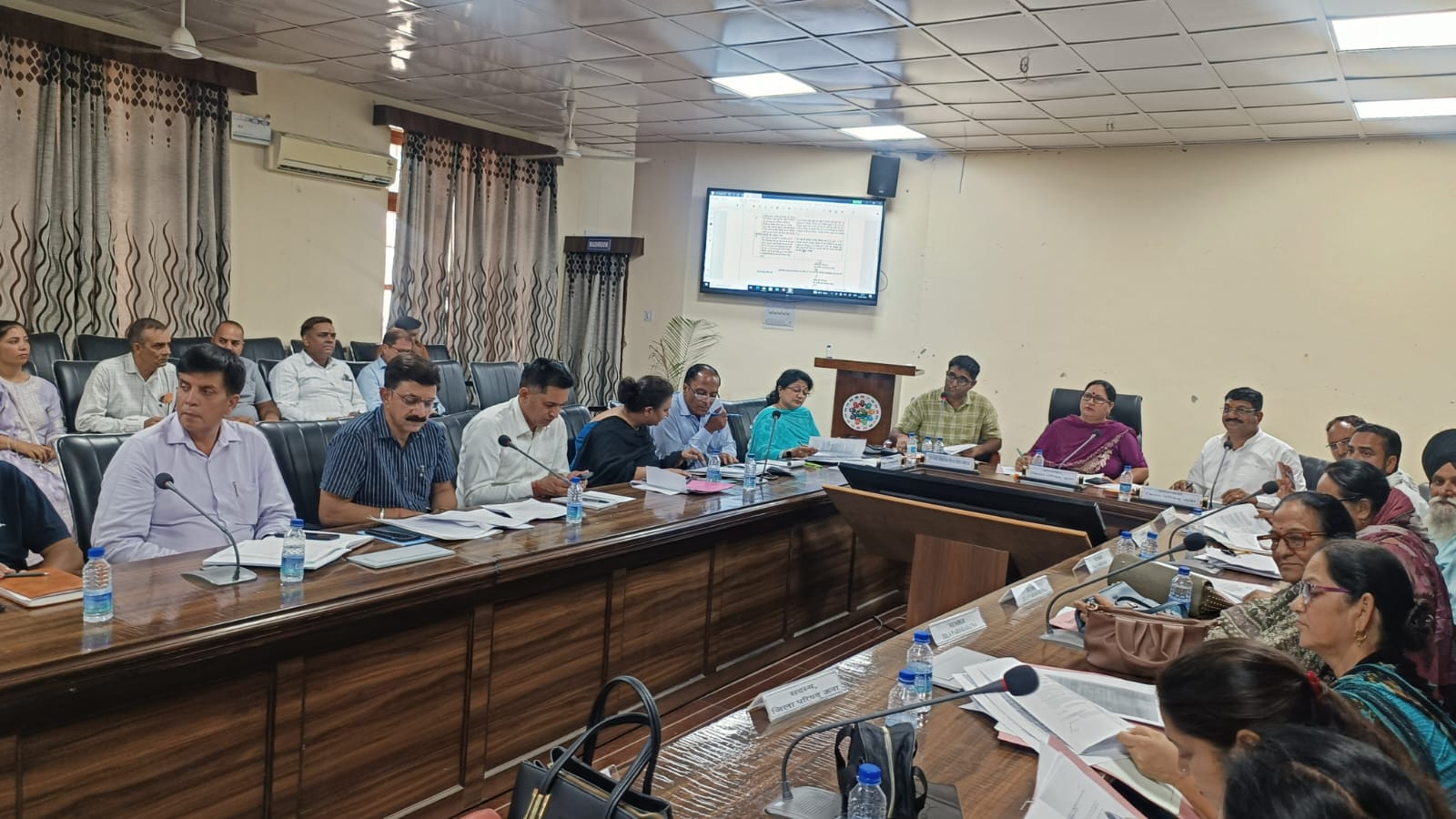 Quarterly meeting of Zila Parishad held